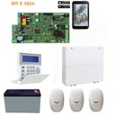Kit Alarm AMC X824. 8 Zones Expandable to 24 + 3 PIR + Keyboard + 4.5A Battery