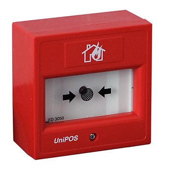 Manual Call Point for Conventional Fire Control Panel - Unipos
