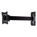 Wall bracket with swivelling arm for screen between 10 - 32". Black Colour