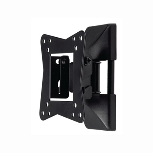 Swivelling Wall bracket with full rotation for screen between 10 - 32". Black Colour