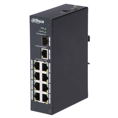 8-Port 10/100+ PoE Switch (Unmanaged) +1 Uplink Gigabit +1SFP  96W