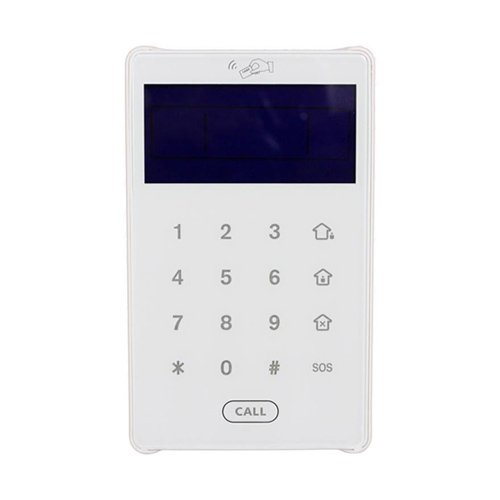 Teclado vía rádio bidireccional Bysecur con pantalla LCD y lector de Tags