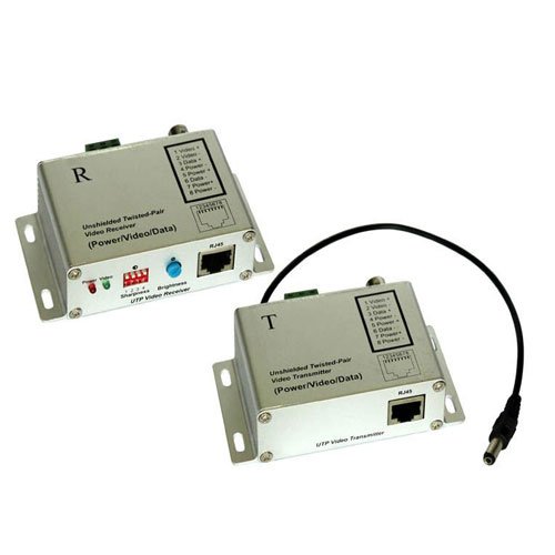 Transceiver Balun Active 1 Channel. Up to 1500m for UTP Cable