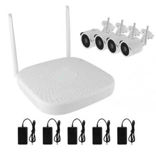 Promotional kit 4 Bullet Network 720P WiFi Camera. Auto-installable