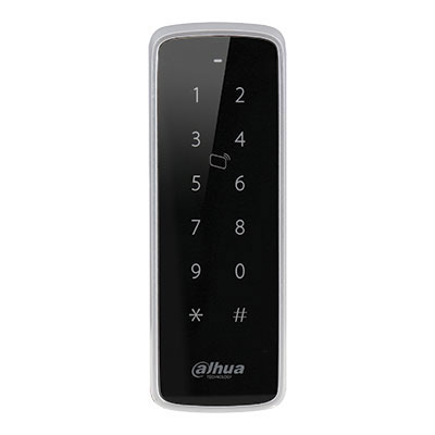 Dahua Slim Water-proof RFID Reader Touch keyboard EM RS485 Wiegand IP55 