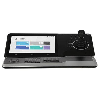 Joystick con Pantalla Touch 10.1" IP WiFi RS485 USB 4xHDMI control PTZ DVR NVR NVD 12Vdc + Extension Teclado