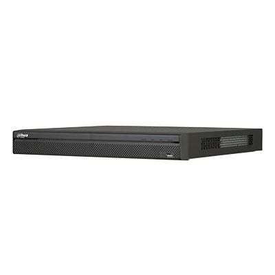 Enregistreur NVR Dahua 16 Voies 320Mbps 12MP H265 HDMI16PoE (8PoE + 8ePoE/EoC) 2HDD E/S Audio Alarme
