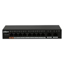 Switch Hi-PoE 8 ports 10/100 + 2 Uplink Gigabit 96W 802.3at Layer 2 – Mode CCTV 250m