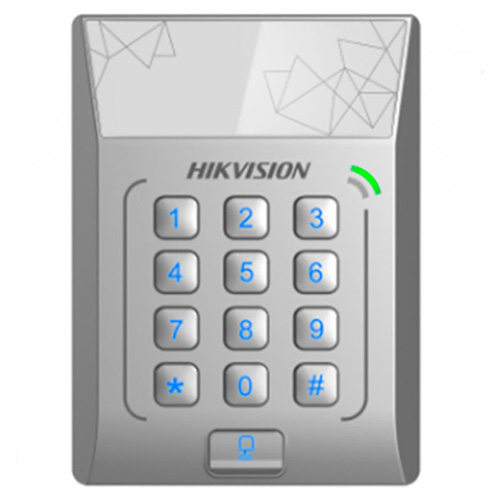 Terminal autónomo de accesos con teclado Hikvision Mifare cards