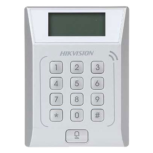 Hikvision Access Control Terminal with keypad and LCD screen Mifare. TCP/IP