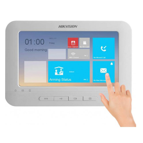 7” Screen Indoor Station for Hikvision IP Video Intercom