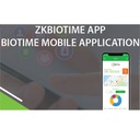 ZK BioTime 8.0 APP " software license for mobile clocking. From 2 to 20 users