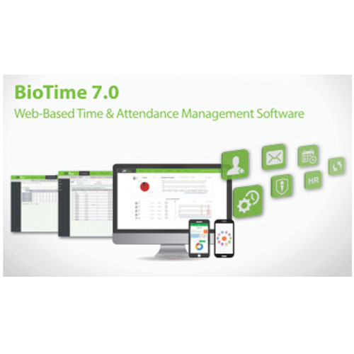Licencia del software "ZK Bio Time 7 " para control de accesos y presencia. Hasta 500 usuarios