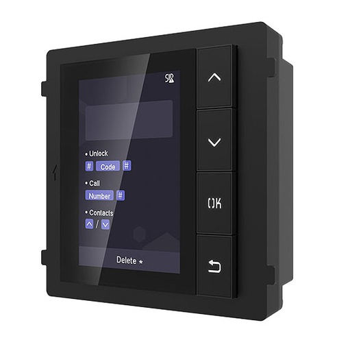 [DS-KD-DIS] Módulo display para videoporteros IP modulares Hikvision empotrado/superficie