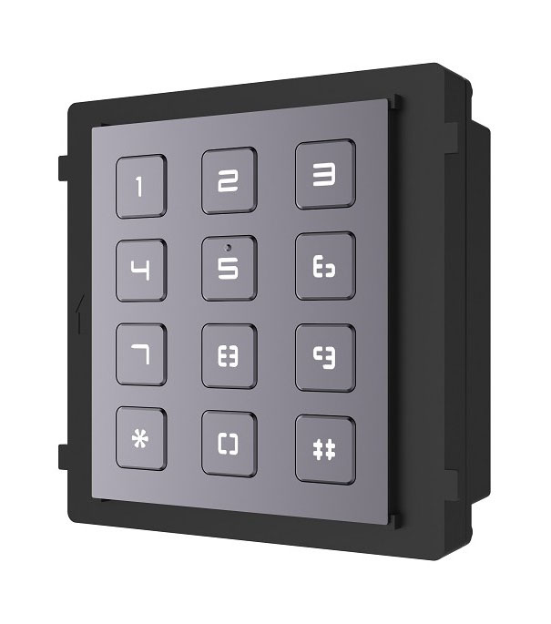 Module d'ouverture à code pour Portier Video modulaire IP Hikvision encastré/en saillie 