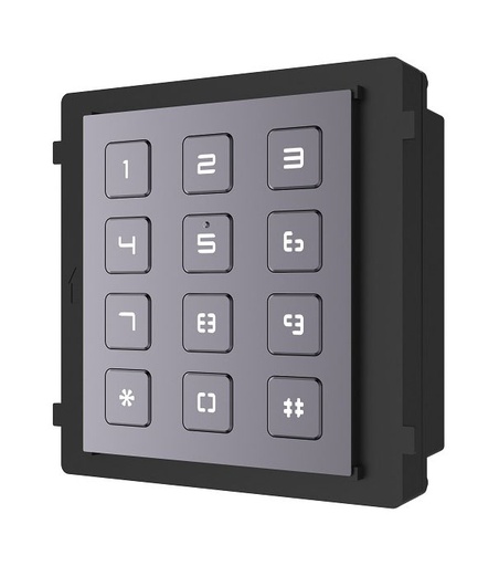 [DS-KD-KP] Módulo de apertura con teclado para videoportero IP modular superficie/empotrado Hikvision