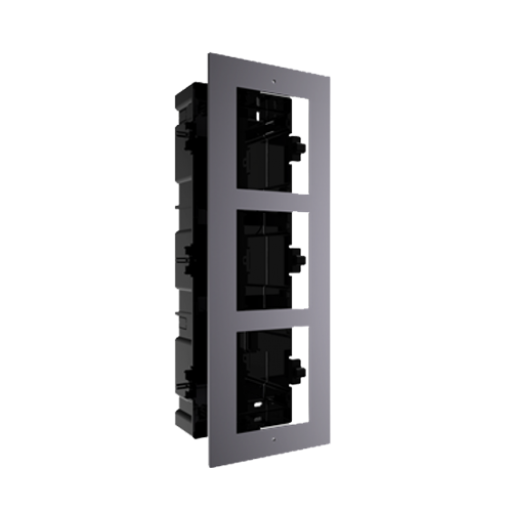 [DS-KD-ACF3] Flush Mounting package for Hikvision 3-module Video Intercom 