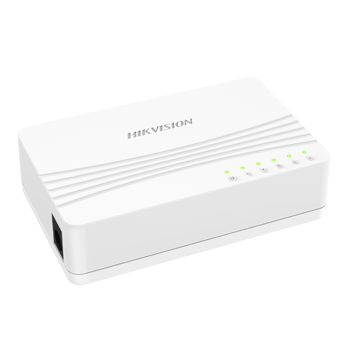 Switch de sobremesa Hikvision 5 puertos Gigabit no administrado 10 / 100 / 1000