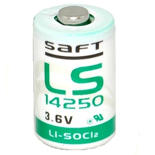 Lithium battery LS14250 Saft 3,6V 1/2AA