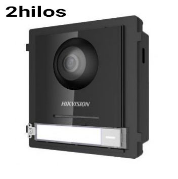 [DS-KD8003-IME2(Europe BV)] Unidad exterior con cámara para videoportero Hikvision 2 hilos superficie/empotrado. Botón