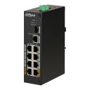 8-Port PoE Switch Wide Temp Range 10/100 +1 Uplink Gigabit +1SFP Layer 2 Hi-PoE 60W