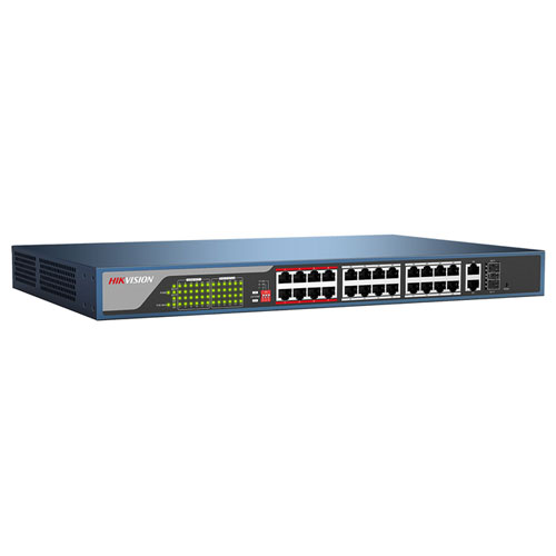 Switch POE Gestionable por Web de 26 puertos. 24 POE + 2 1000 RJ-45/SFP