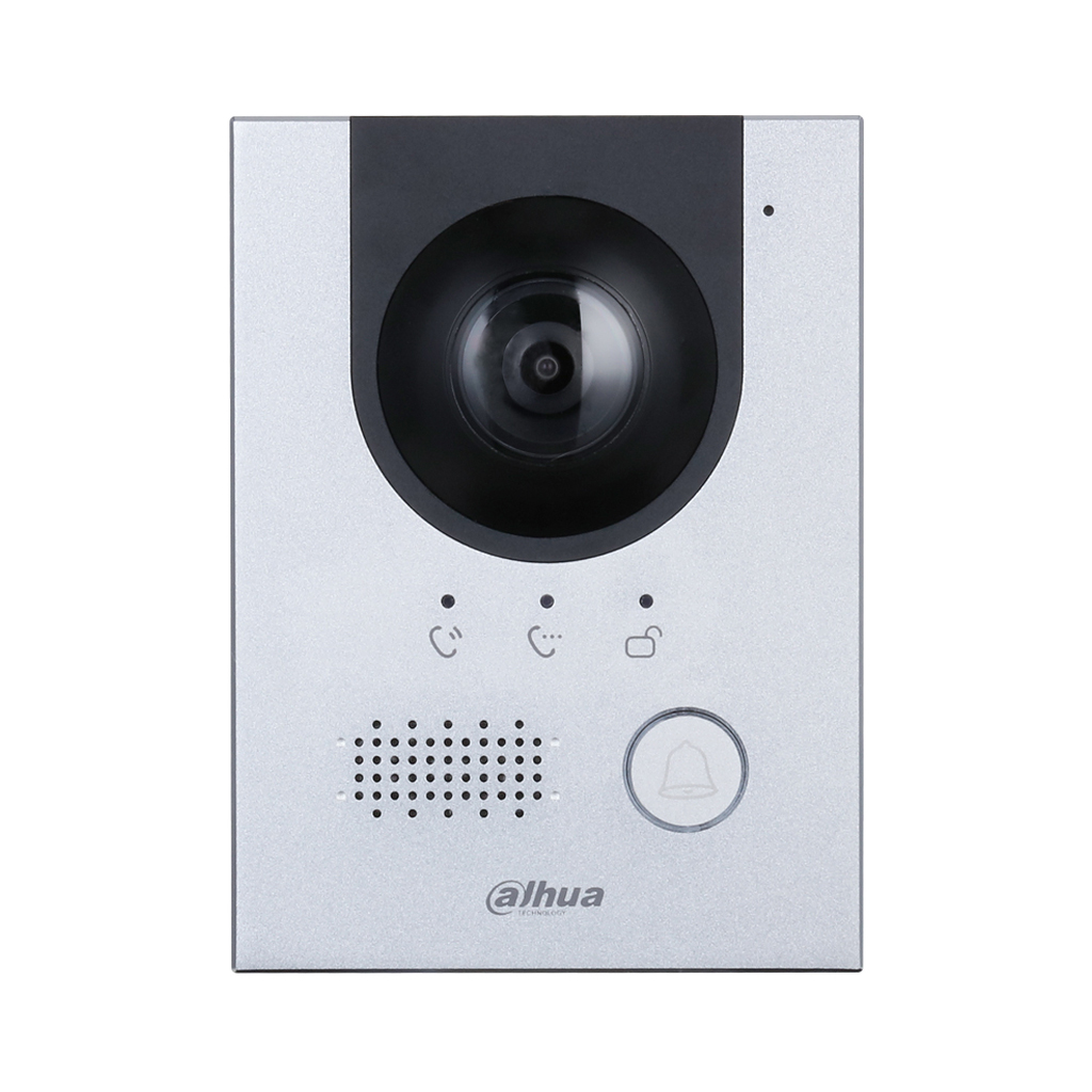 Outdoor Station for Dahua IP 2-Wire RJ45 Video Intercom with Camera 2MP IP55 IK07 140º Fisheye