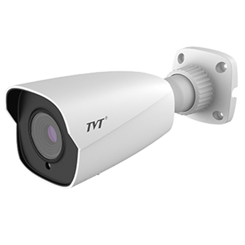 Caméra Bullet IP TVT 8Mpx Objectif  Varifocal Motorisé 2,8 à 12mm IR 50m avec Analyse de vidéo, MicroSD