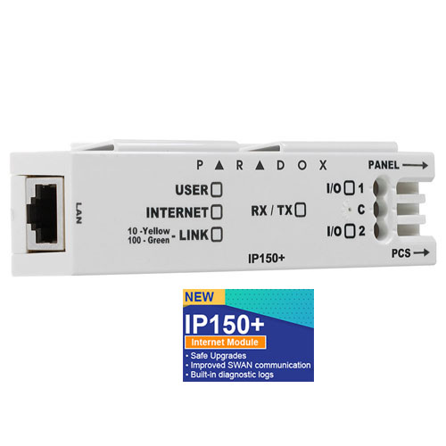 Módulo de comunicación IP Paradox IP-150+ Bidireccional Grado 3 - Swan