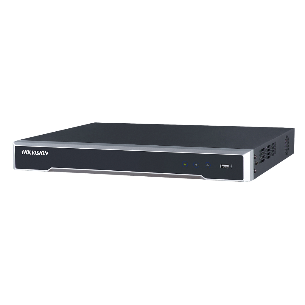 IP NVR Recorder 32CH 8MP 1U 4K 2HDD I/O Audio Alarm Hikvision