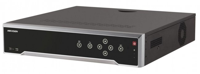 Grabador NVR 12MP 4K 32CH 16PoE E/S Audio Alarma 4HDD 256Mbps Hikvision
