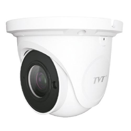 Cámara Domo TVT 4en1 5MP Motorizada 2.8-12mm IR 50m IP67