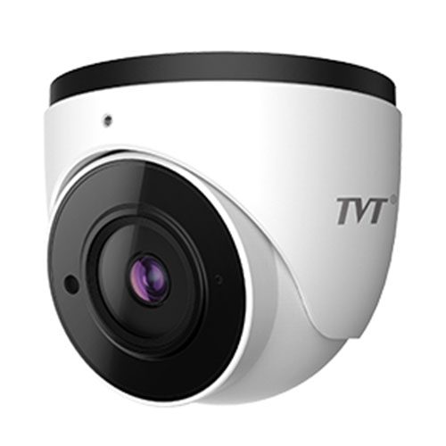 TVT IP Dome Camera 2MP 2.8mm IP67 IR 30m MIC POE 