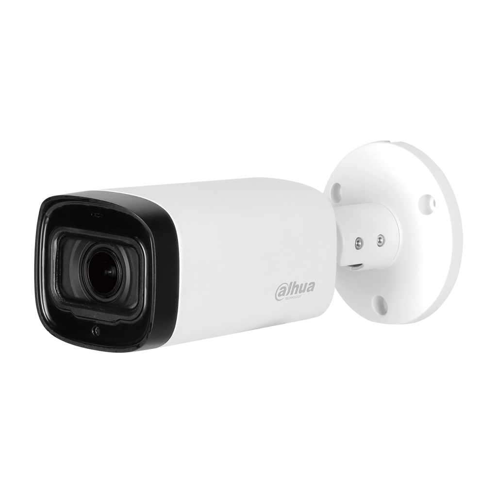 Cámara Tubular HDCVI 4en1 4MP DN IR60m Óptica Motorizada 2.7-12mm VFM IP67 Dahua