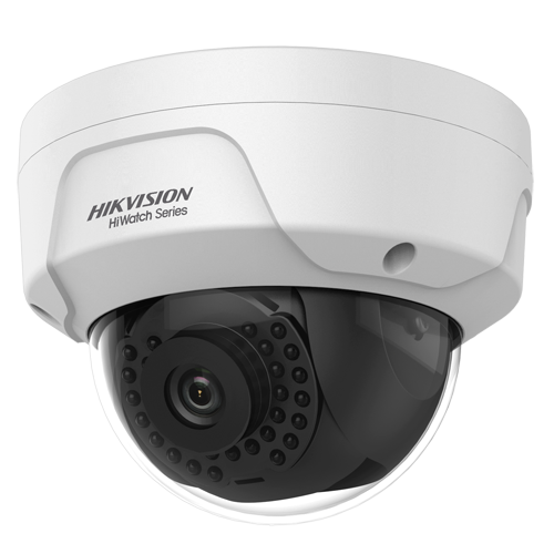 Caméra Dôme IP 4Mpx Hikvision, Objectif Fixe 2,8mm. WDR 120db