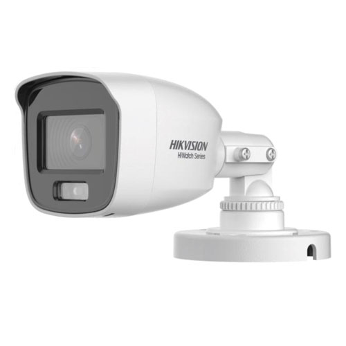 Cámara MiniBullet 4en1 2MP ColorVu Lente fija 2,8mm Luz blanca 20m IP66 Hikvision