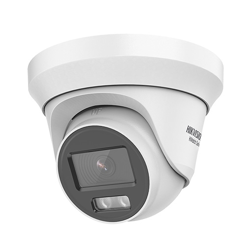 Cámara Domo Hikvision 4en1 2Mpx ColorVu Lente fija 2,8mm Luz Blanca 40m IP66