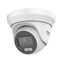 Cámara Domo Hikvision 4en1 2Mpx ColorVu Lente fija 2,8mm Luz Blanca 40m IP66