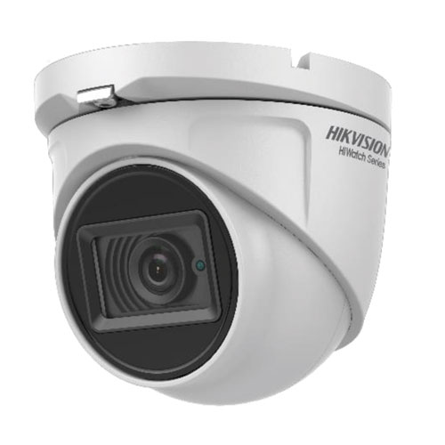 Cámara Domo Hikvision 4en1 2Mpx EXIR 2.0, smart IR 30m Lente fija 2,8mm Audio IP66