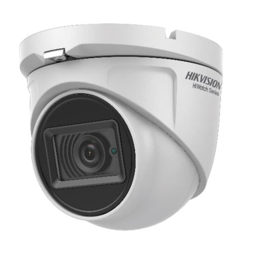 Caméra Dôme Hikvision 4en1 2Mpx EXIR 2.0, smart IR 30m Objectif Fixe 2,8mm Audio IP66