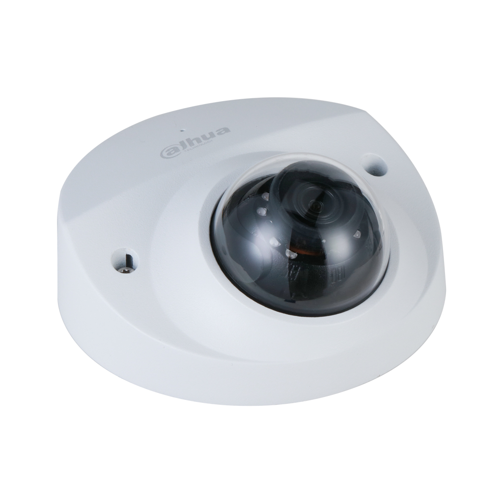 Caméra Dôme IP Dahua H265 4M DN SMART WDR Starlight IVS IR30m 2.8mm IK10 IP67 PoE SD MIC AUDIO E/S