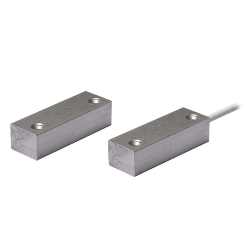 Contact magnétique en aluminium pour portes métalliques 
