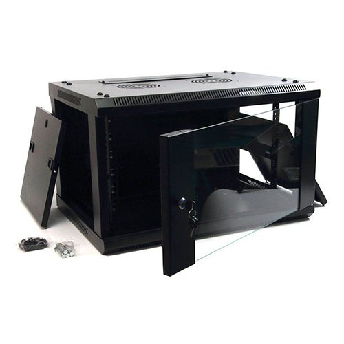 Rack Wall Mount Lockbox 6U 19". Dimension 60x60