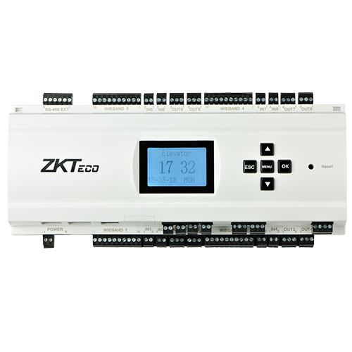  Controlador de ascensores IP control acceso 10 pisos ZKTeco EC10