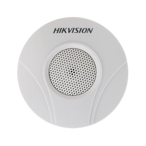 Micrófono Hikvision HIFI de alta sensibilidad para CCTV omnidireccional con cancelación de ruido 