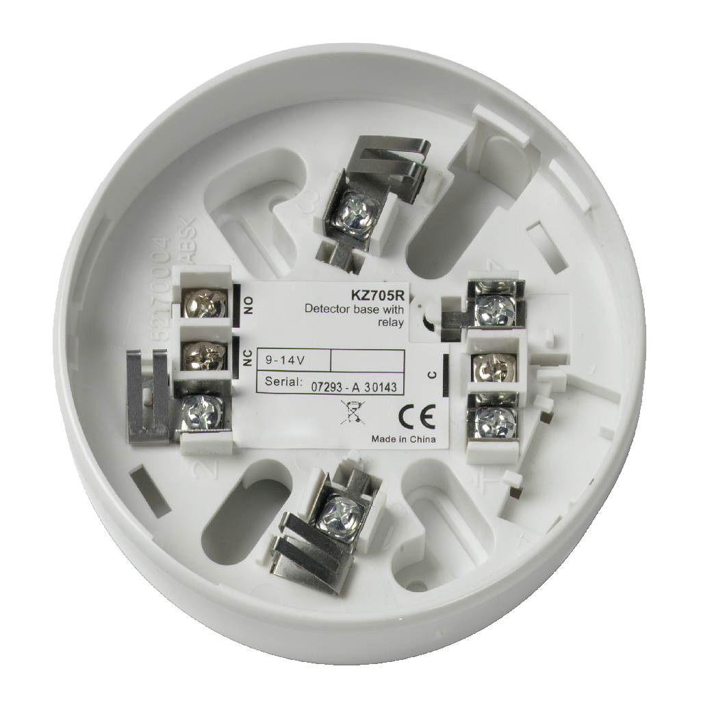 Kilsen Conventional Connection Base with Relay output for KL700 series fire detectors