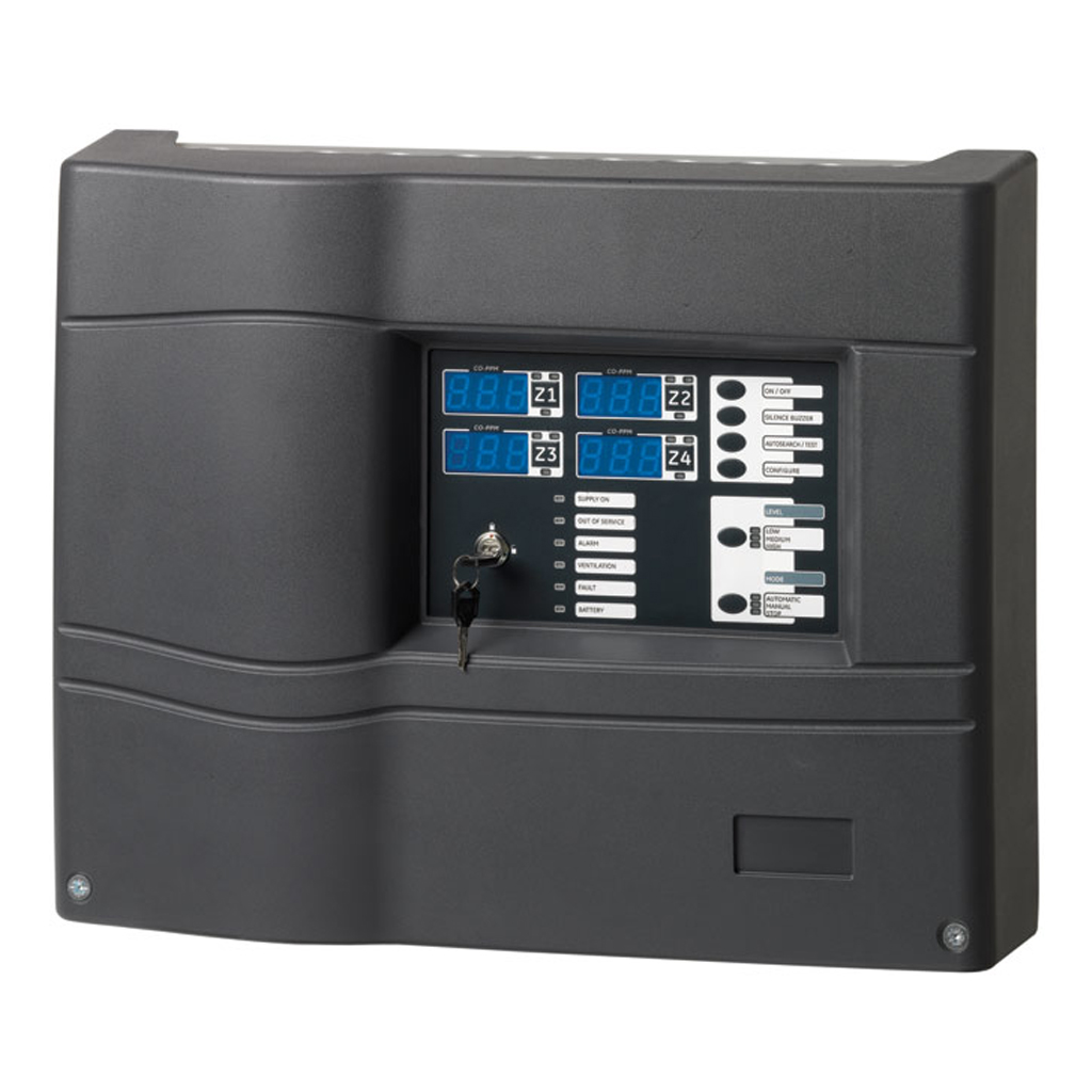 Aritech Carbon Monoxide detection Control Panel  4 zones  up to 15 detectors per zone