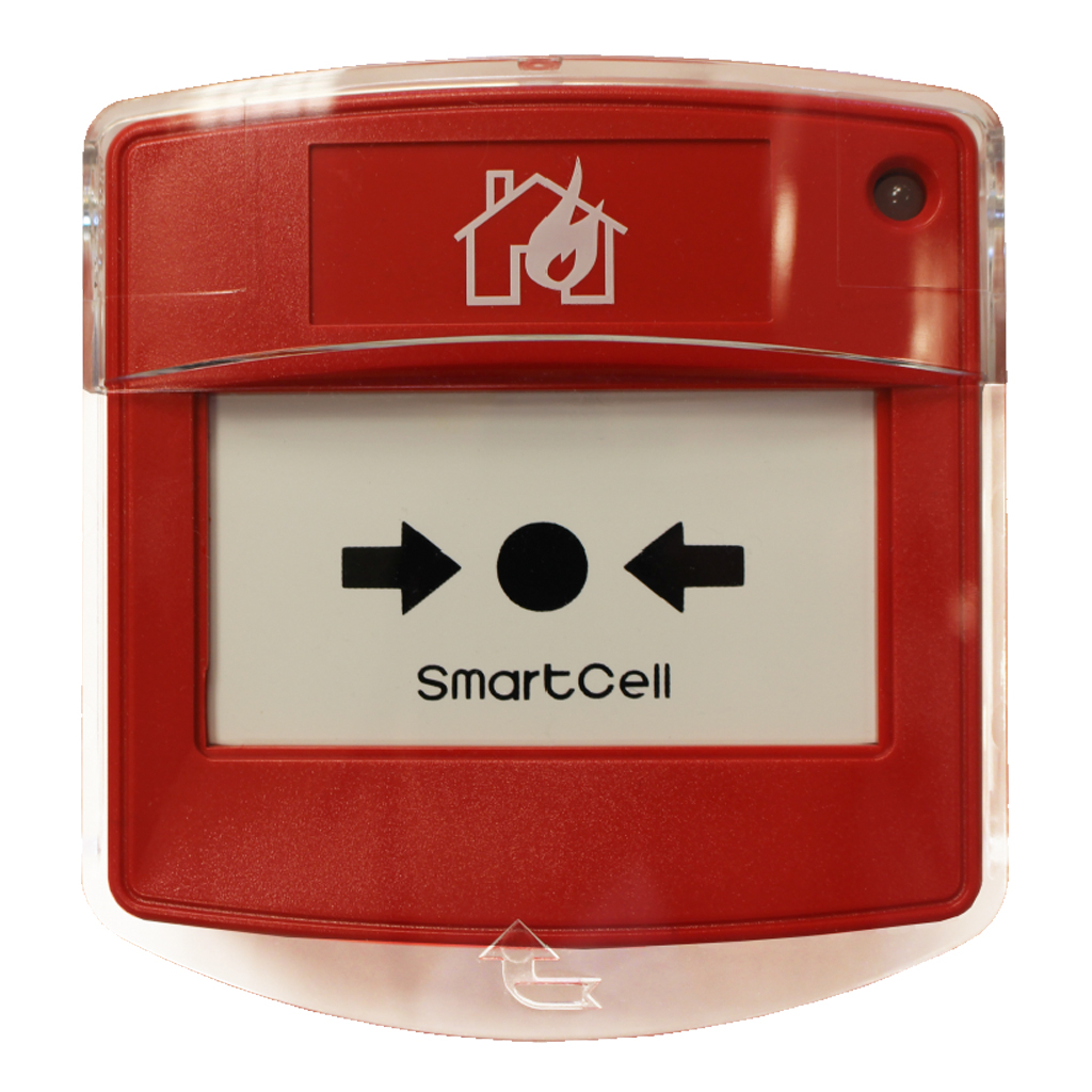 Pulsador de alarma de incendios SmartCell Direccionable