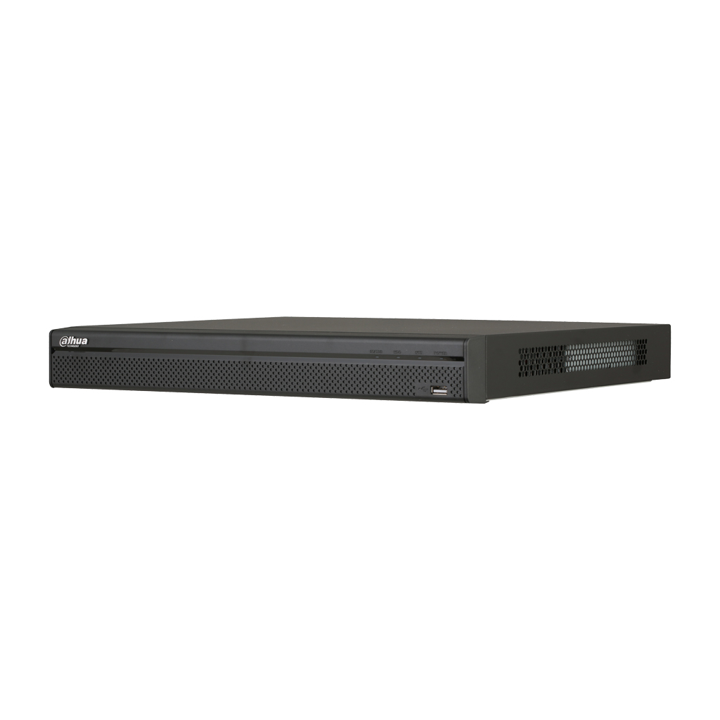 NVR 16ch 320Mbps 4K H265 HDMI 8PoE (8ePoE/EoC) 2HDD E/S