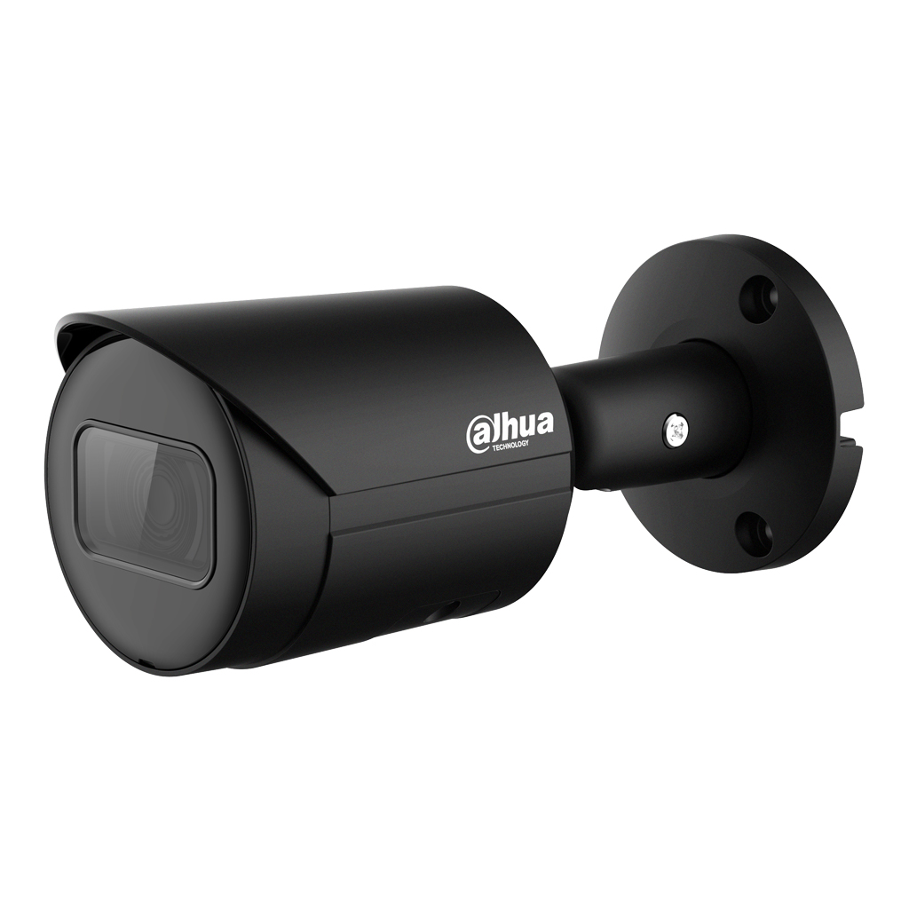 Caméra Bullet IP Dahua H265 2M DN dWDR Starlight IVS 3DNR IR30m 3.6mm IP67 PoE Couleur Noir